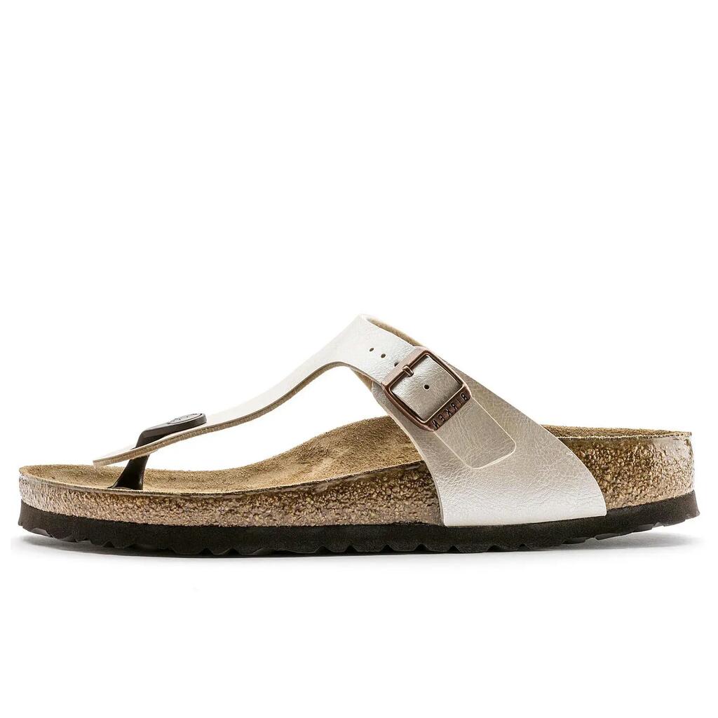 Birkenstock Gizeh Pearlwhi Slippers Woman