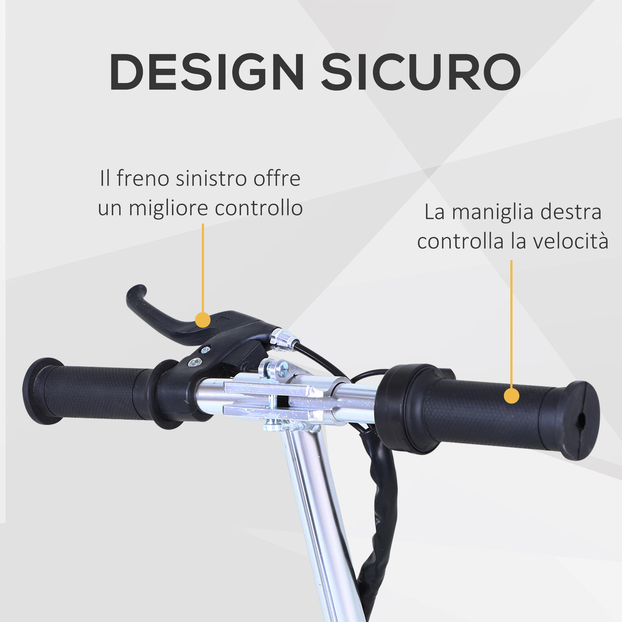 HOMCOM Monopattino Elettrico Bambino Monopattino con Sedile Rosa 7/7