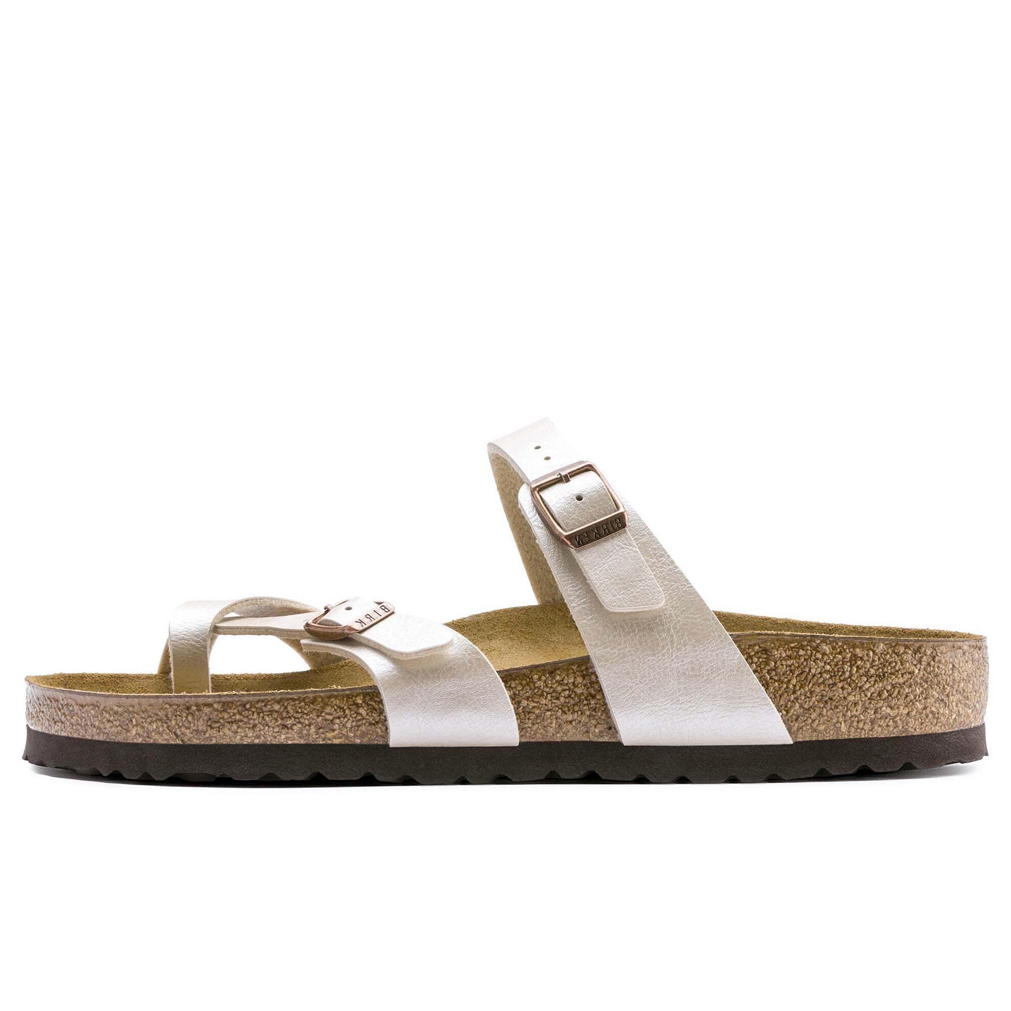 Birkenstock mayari branco slide mulher