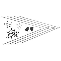 Garde-boue vélo adulte ASR+V 3.0 noir