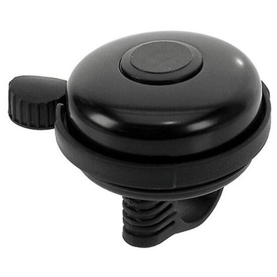 Messingschlager Glocke BELLA TRILL, M-WAVE, Aluminium, Ø=53mm, schwarz