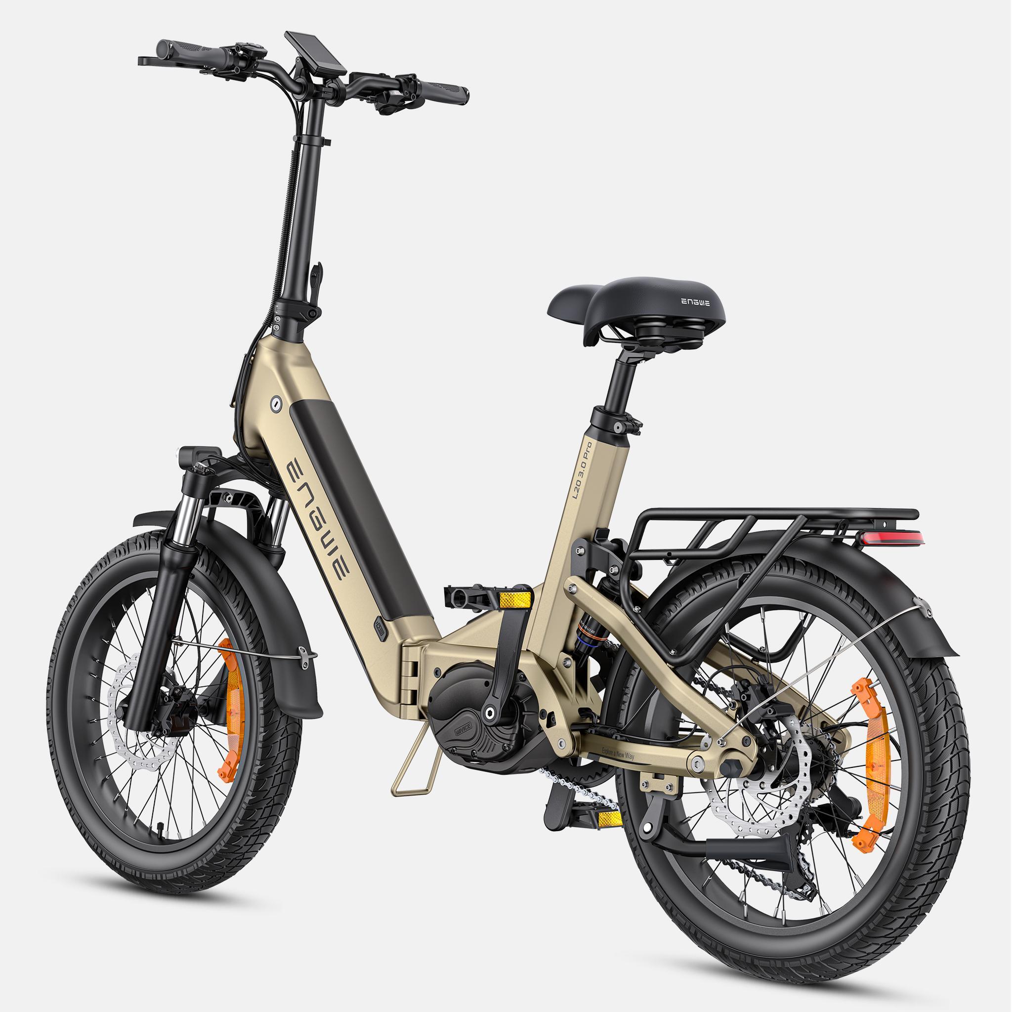 L20 3.0 Pro Bicicleta Eléctrica 250W 48V 15Ah Dorada 2/4