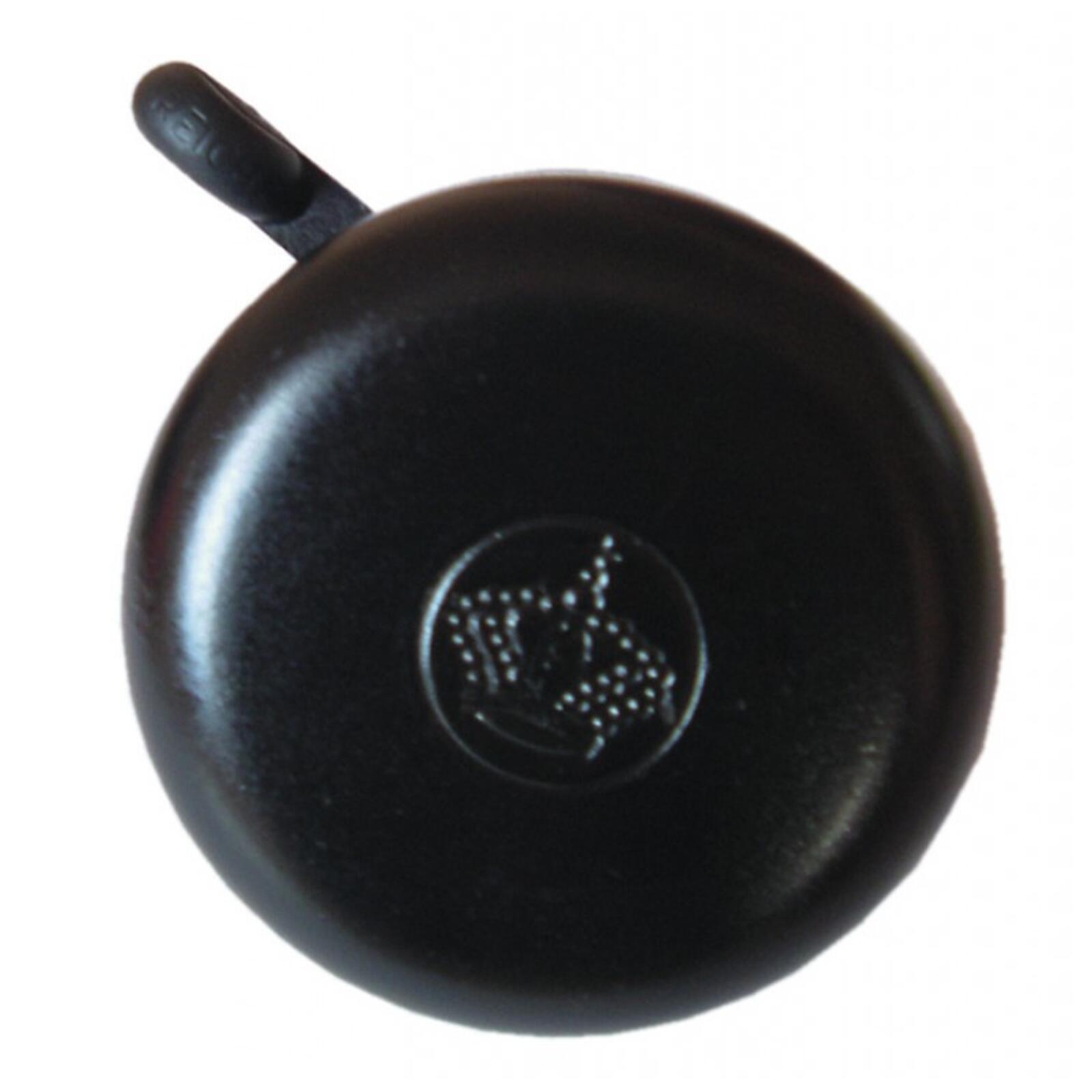 Dzwonek rowerowy REICH 'korona' stal Ø55 mm czarny
