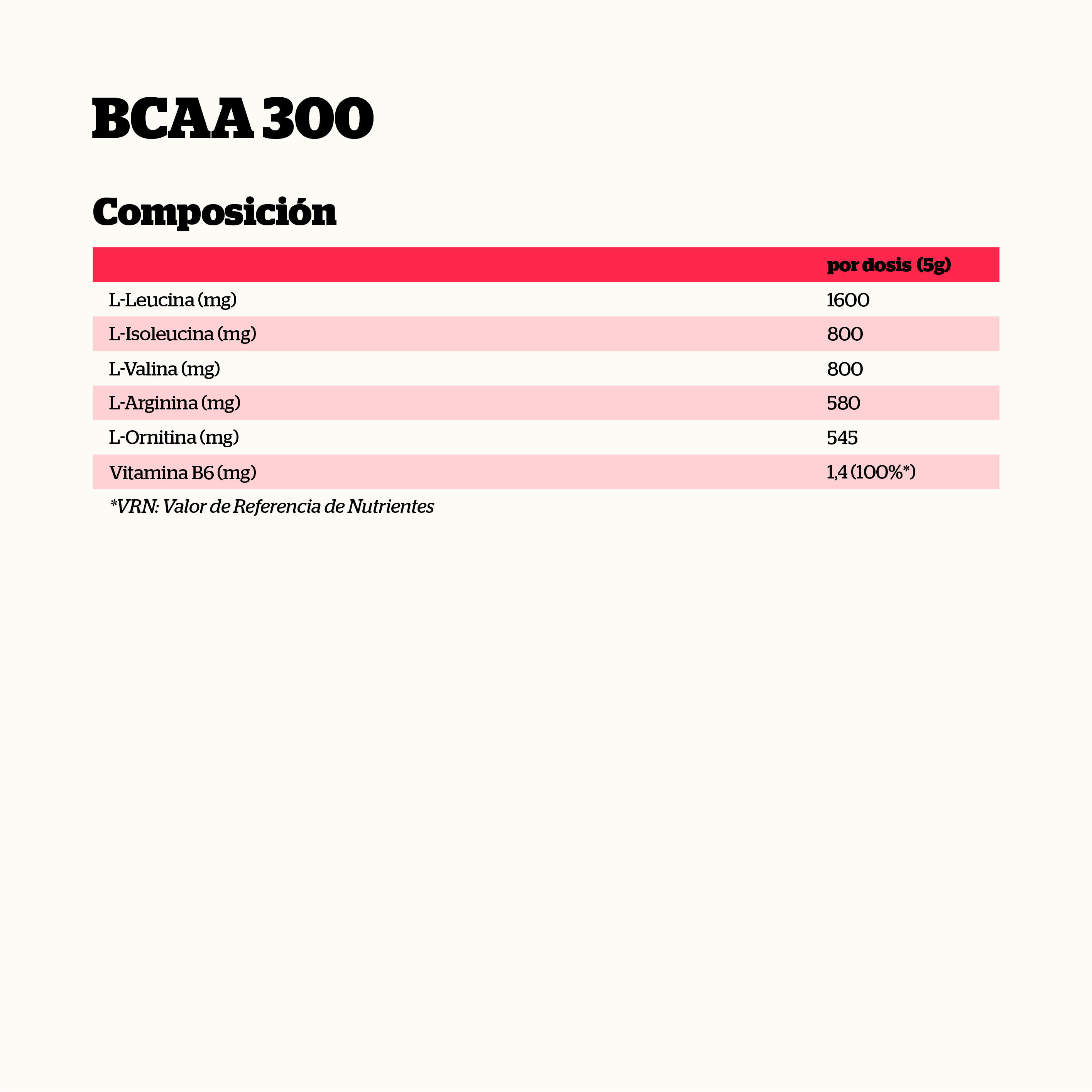 BCAA 300 - 300g Nutrisport 2/4