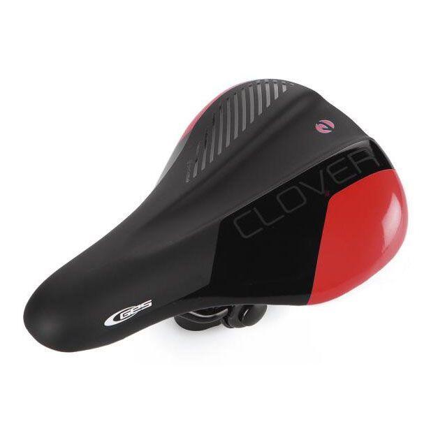 SELLE ENFANT TREFLE Noir / Rouge 212mm / 144mm