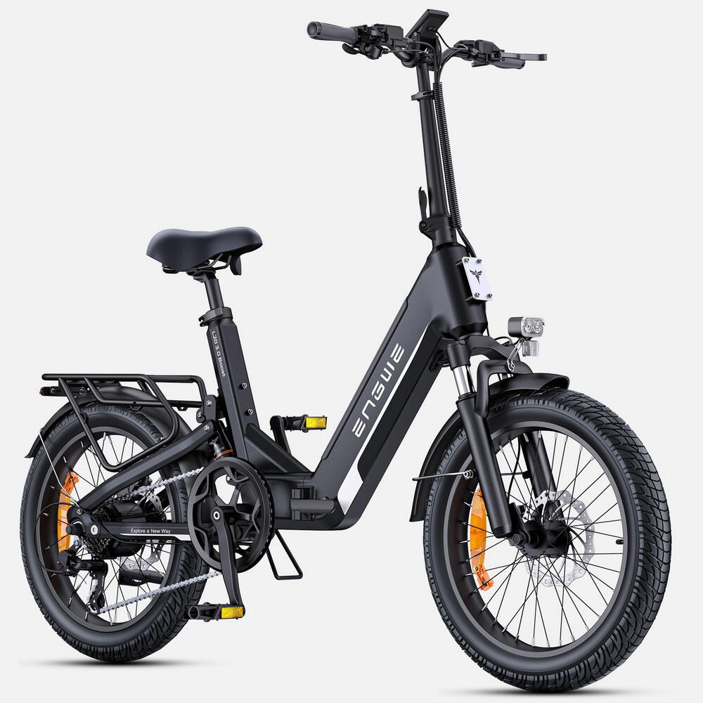 Engwe - L20 3.0 Boost Vélo Électrique 250w 48v 13.5ah Noir - Vélo Ville - Jaune|noir - Taille Unique - Decathlon