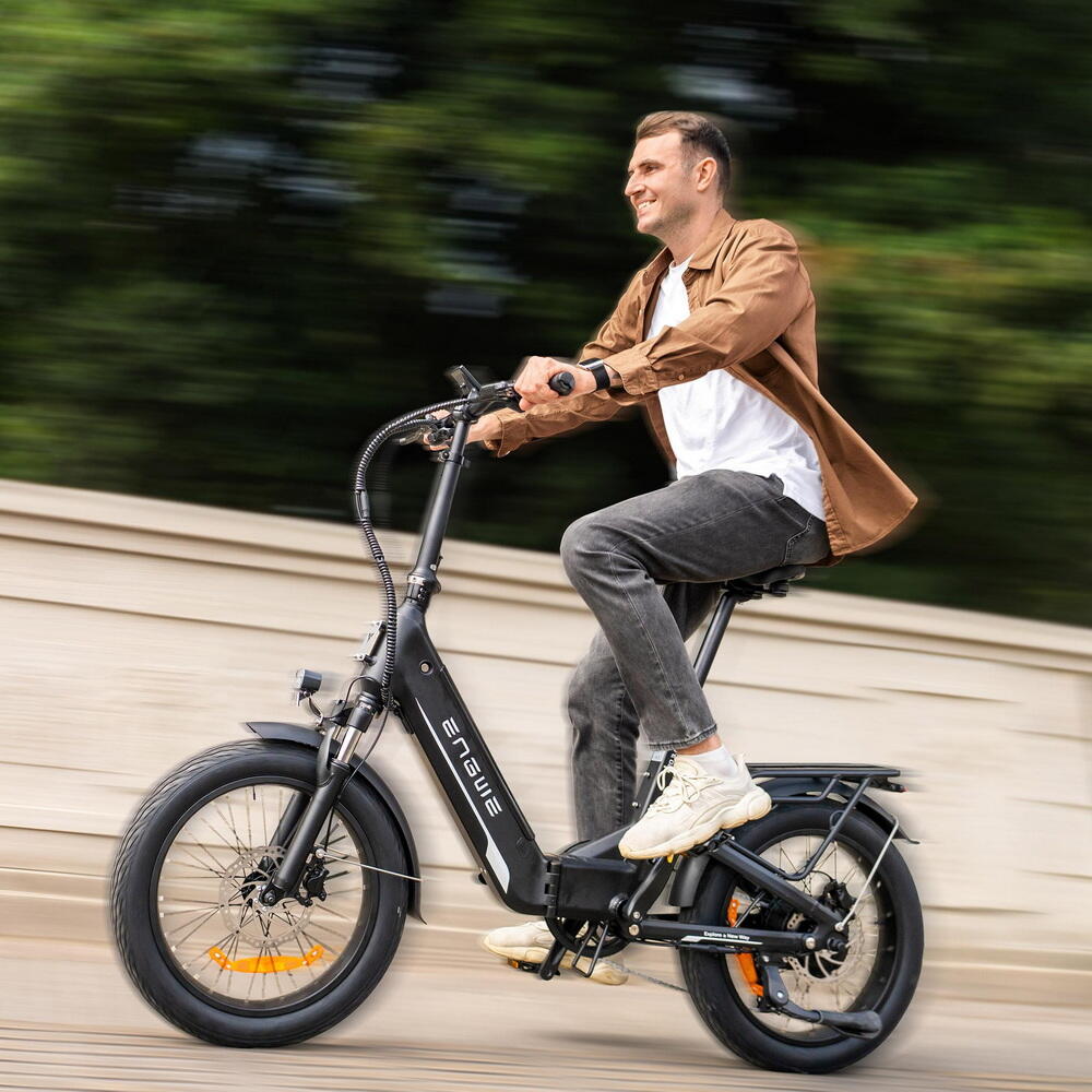 Bicicleta eléctrica L20 3.0 Boost 250W 48V 13.5Ah Preto 5/7