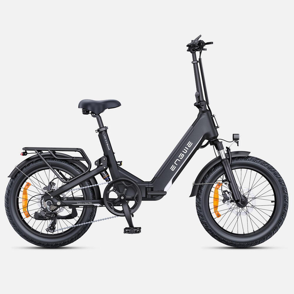 Bicicleta eléctrica L20 3.0 Boost 250W 48V 13.5Ah Preto 3/7