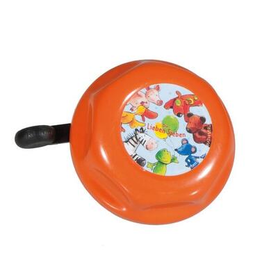 BIKE FASHION campanello per bambini Die Lieben Sieben arancione 55 mm