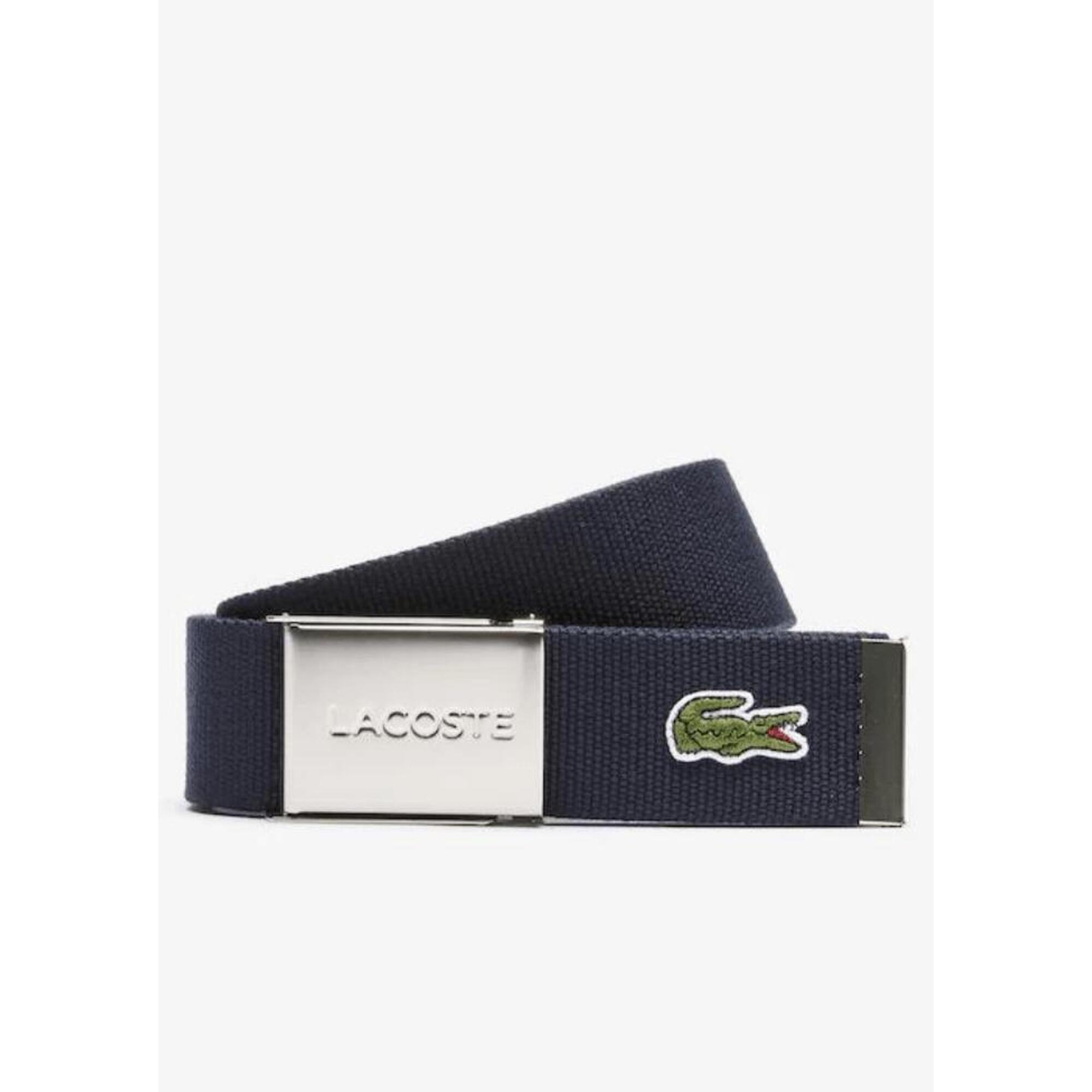 Lacoste - Ceinture Tissée Lacoste - Homme - Ceinture - Bleu - 100 Cm - Decathlon