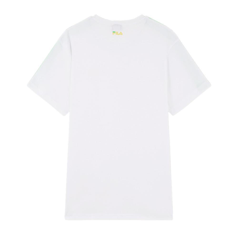 Camiseta Fila Gaston Blanca/Verde para Hombre 2/2