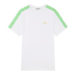 T-shirt Blanc/Vert Homme Fila Gaston
