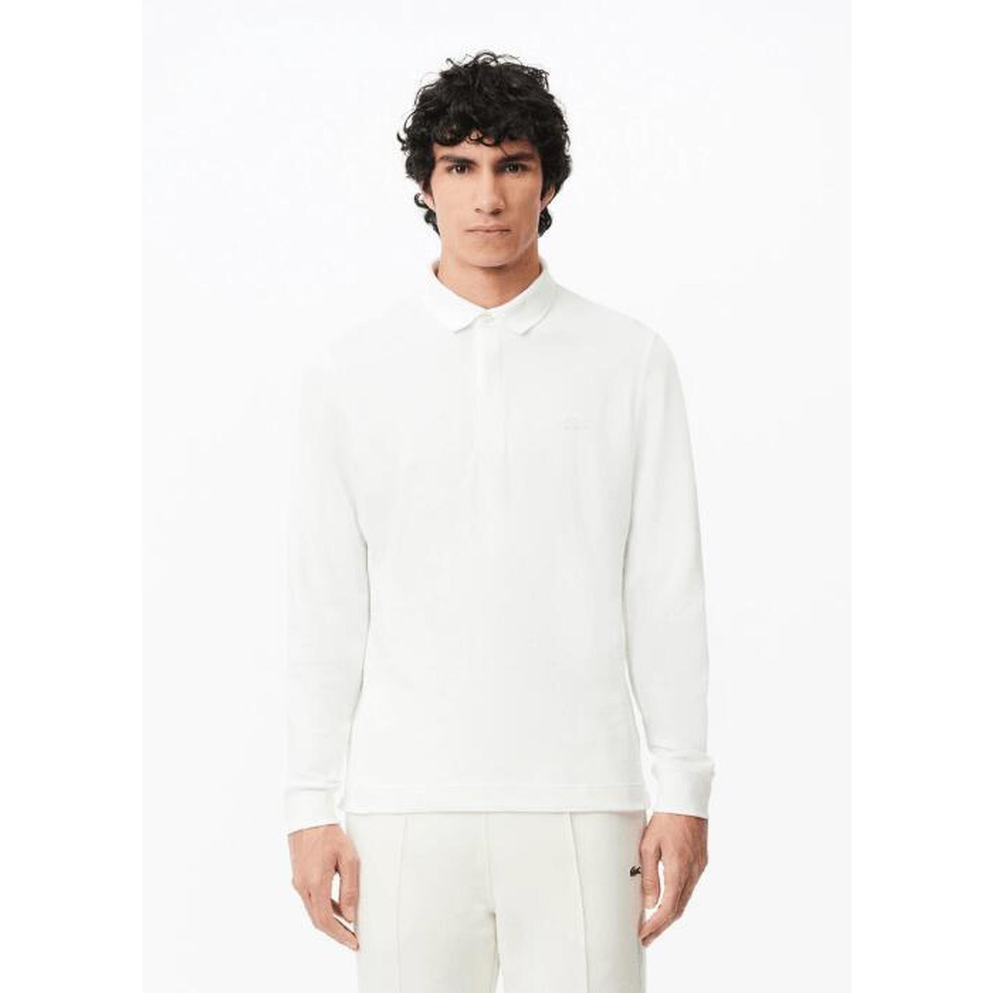 Lacoste - Polo Paris Manches Longues Lacoste - Homme - Polo Manches Longues - Blanc - 56 3xl - Decathlon