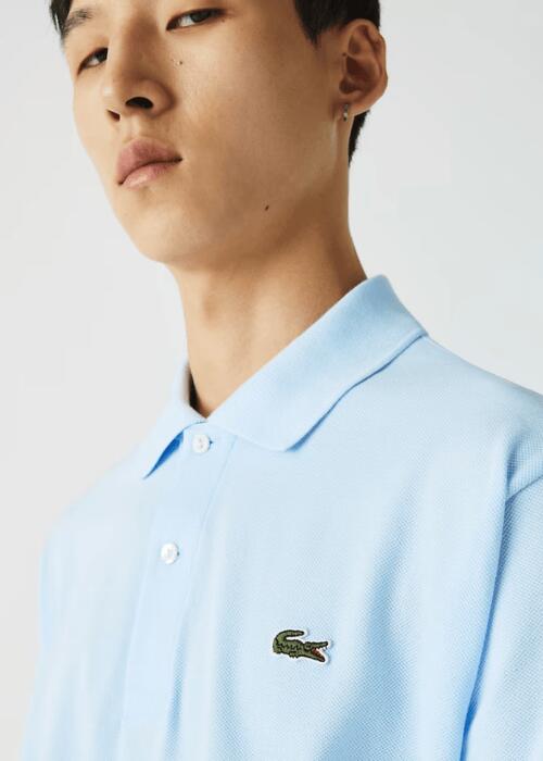 Polo Lacoste classico blu 5/7