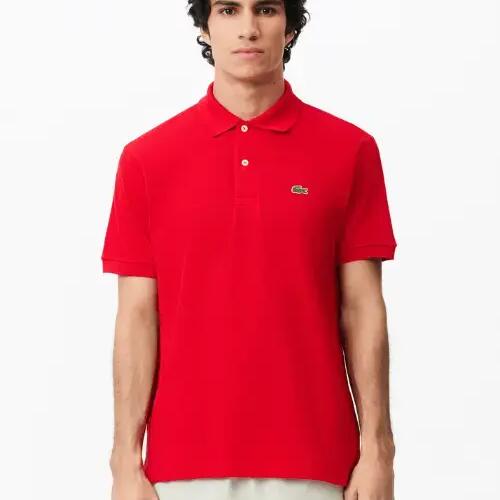 Polo Shirt Lacoste Classic Red Men's Piqué