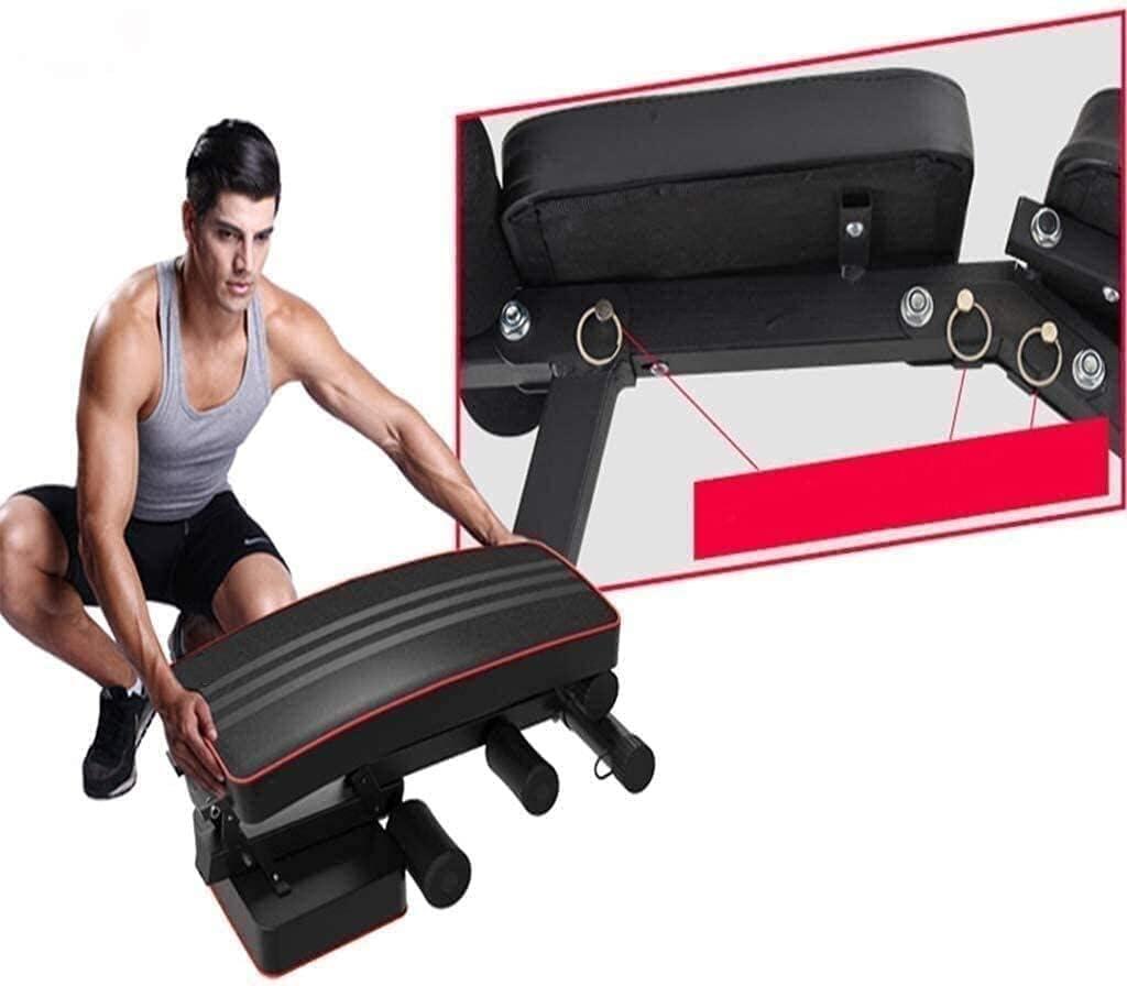 Unisex Sport Verstelbare Trainingsbank inklapbaar met expander X-sport zwart 3/7