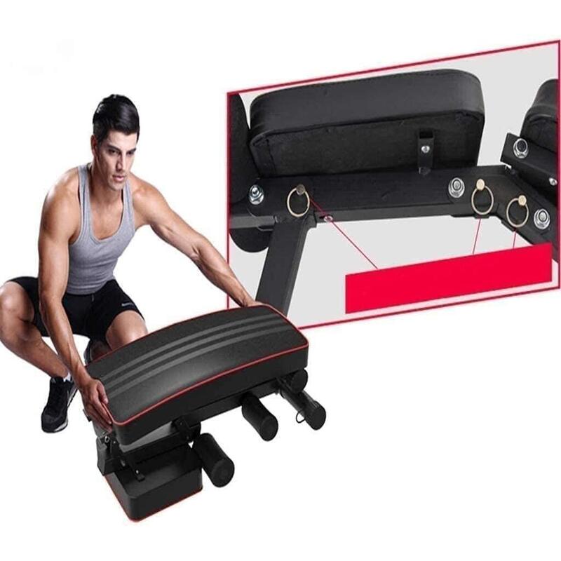 Unisex Sport Bancă de fitness înclinată pliabilă cu expansor X-sport negru