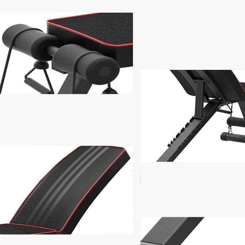 Unisex Sport Bancă de fitness înclinată pliabilă cu expansor X-sport negru