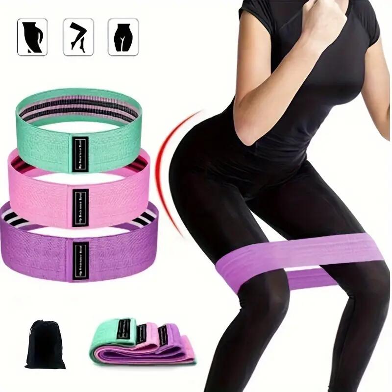 Unisex Fitness Bandas de Resistencia Set 3 uds Tela Mini X-sport Pastel 2/7