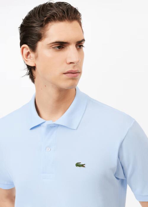 Polo Lacoste Clássico Azul Homem 3/7