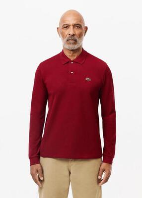 Lange mouw poloshirt lacoste model l131200476 voor mannen