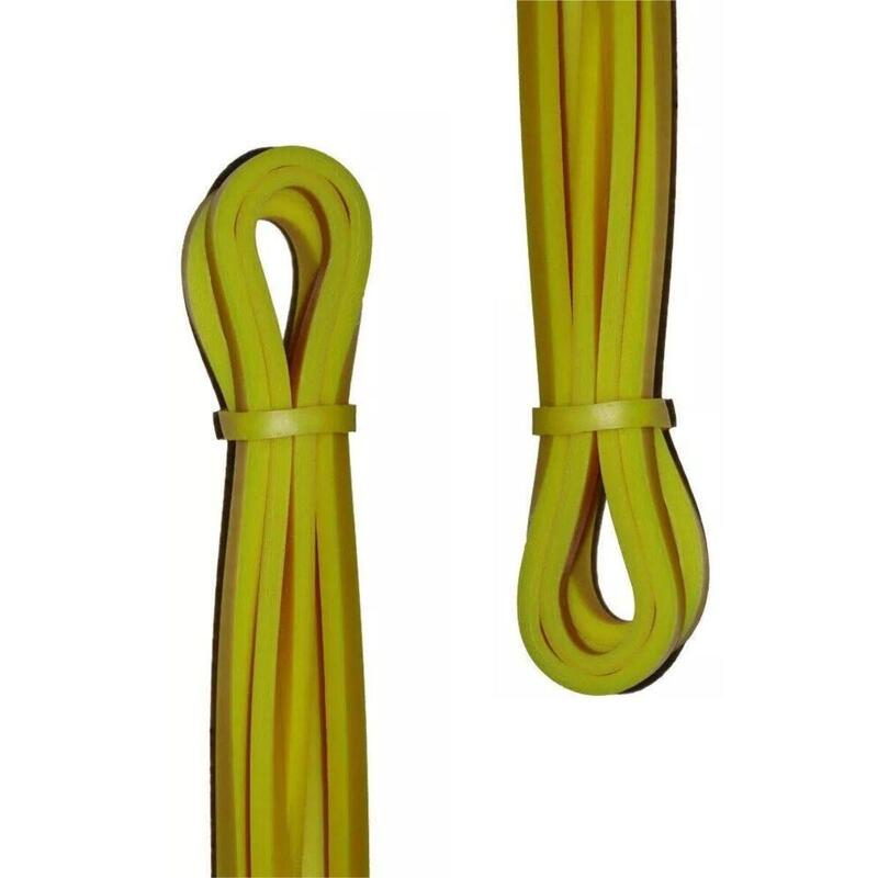 Benzi de exerciții 6,4 mm X-sport - galben
