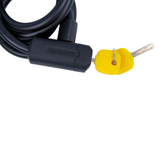 Verrou en spirale Urbanproof 12mm x 150cm noir pour vélos 4/6