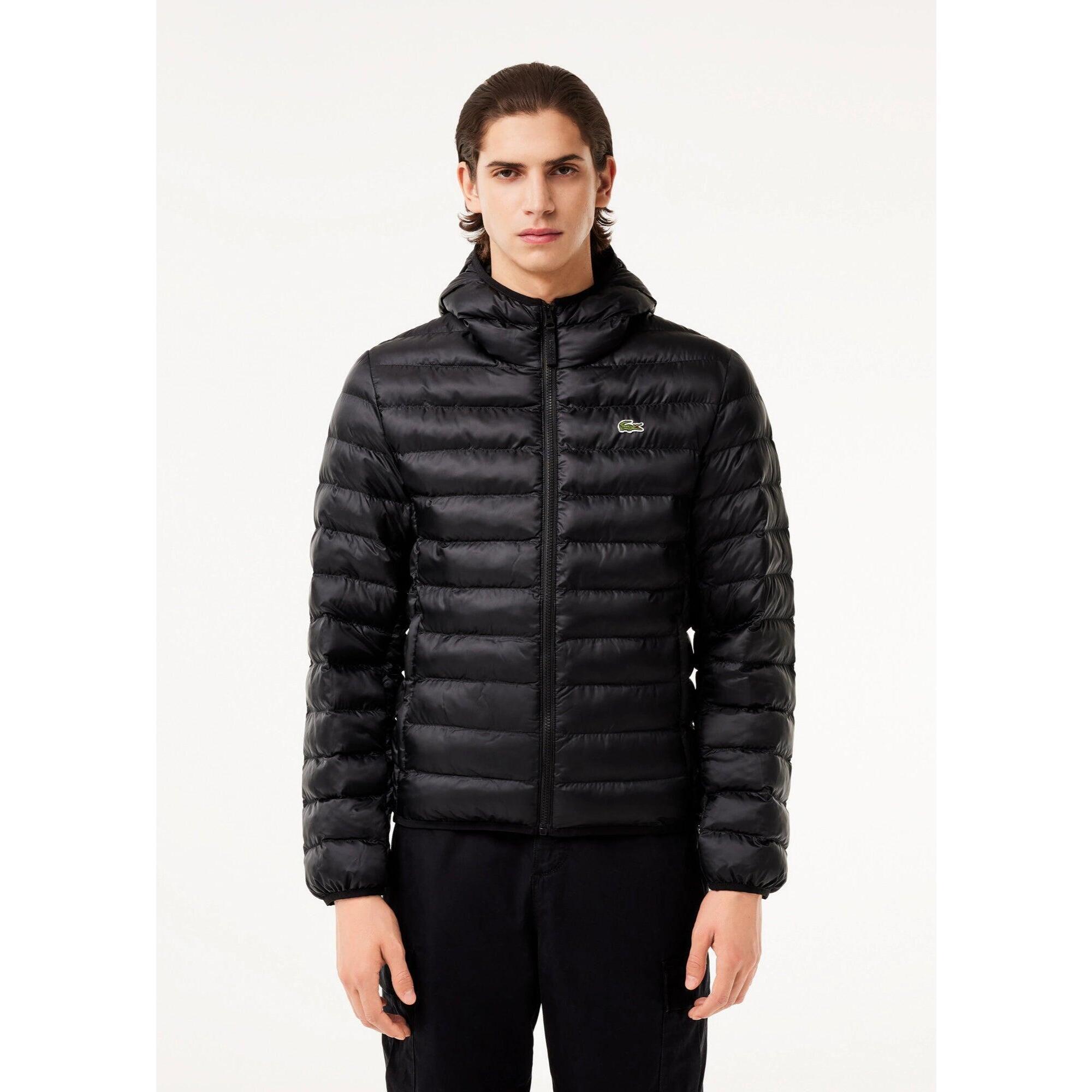 Lacoste - Doudoune À Capuche Lacoste - Homme - Doudoune Synthétique - Noir - 48 Xl - Decathlon