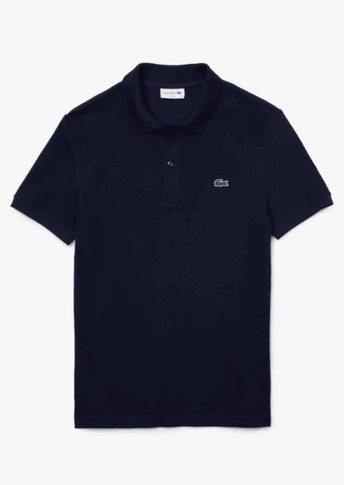 Polo Azul Marino Lacoste L.12.12 Slim Fit en Petit Piqué 5/5