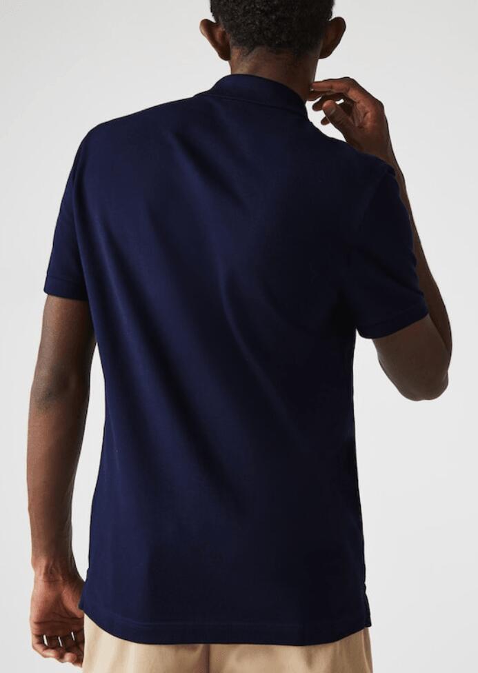 Polo Azul Marino Lacoste L.12.12 Slim Fit en Petit Piqué 2/5