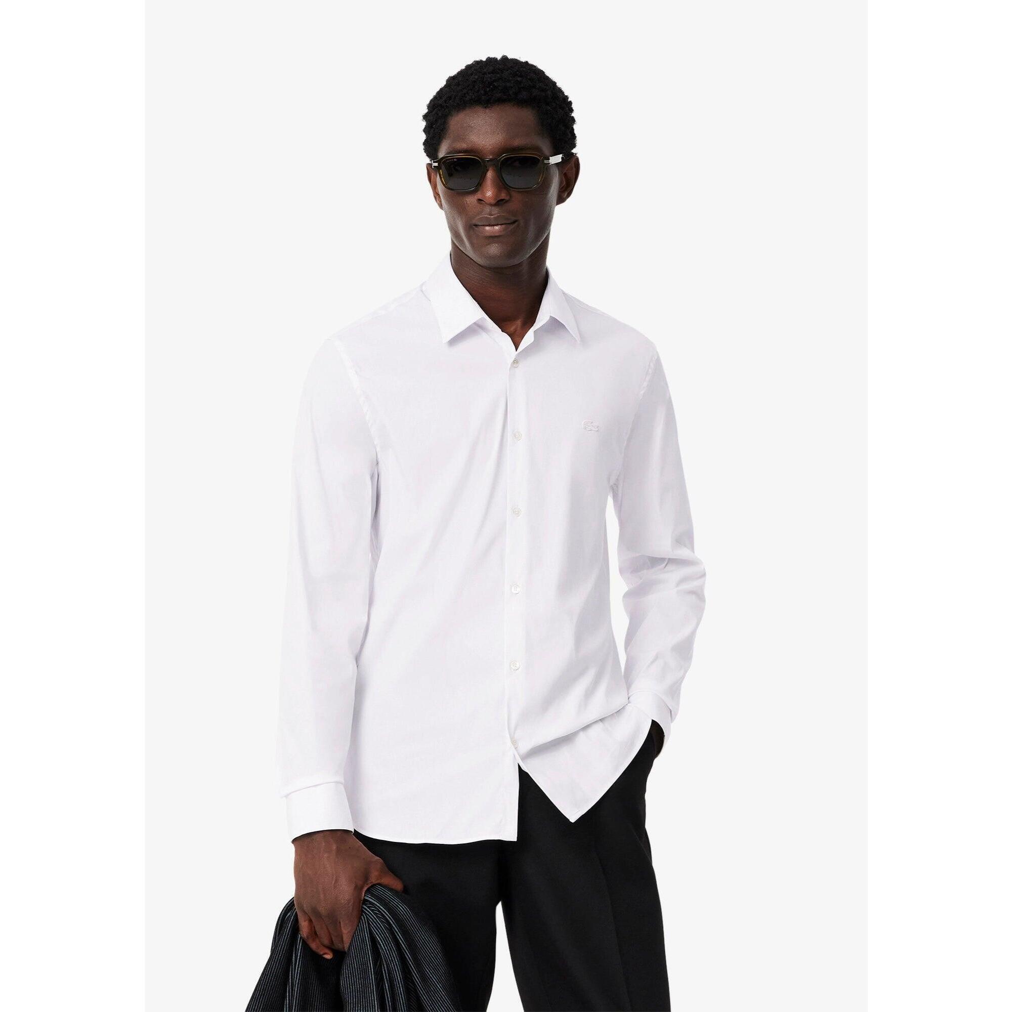 Lacoste - Chemise Lacoste - Homme - Chemise Manches Longues - Blanc - 52 2xl - Decathlon