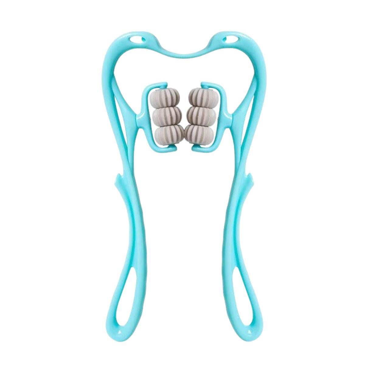 Unisex fitness rola masaj pentru gat si cervical rigid manual X-sport Albastru