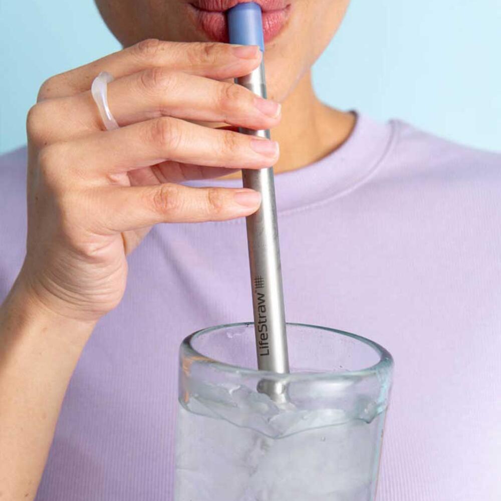 LifeStraw Sip Stormy Blue – Waterfilterrietje 3/3