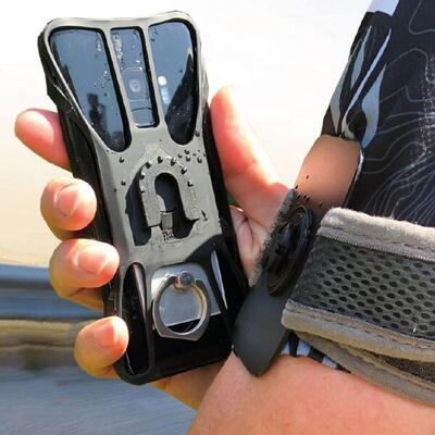Schokbestendig hardlooparmband voor telefoon - twist & run