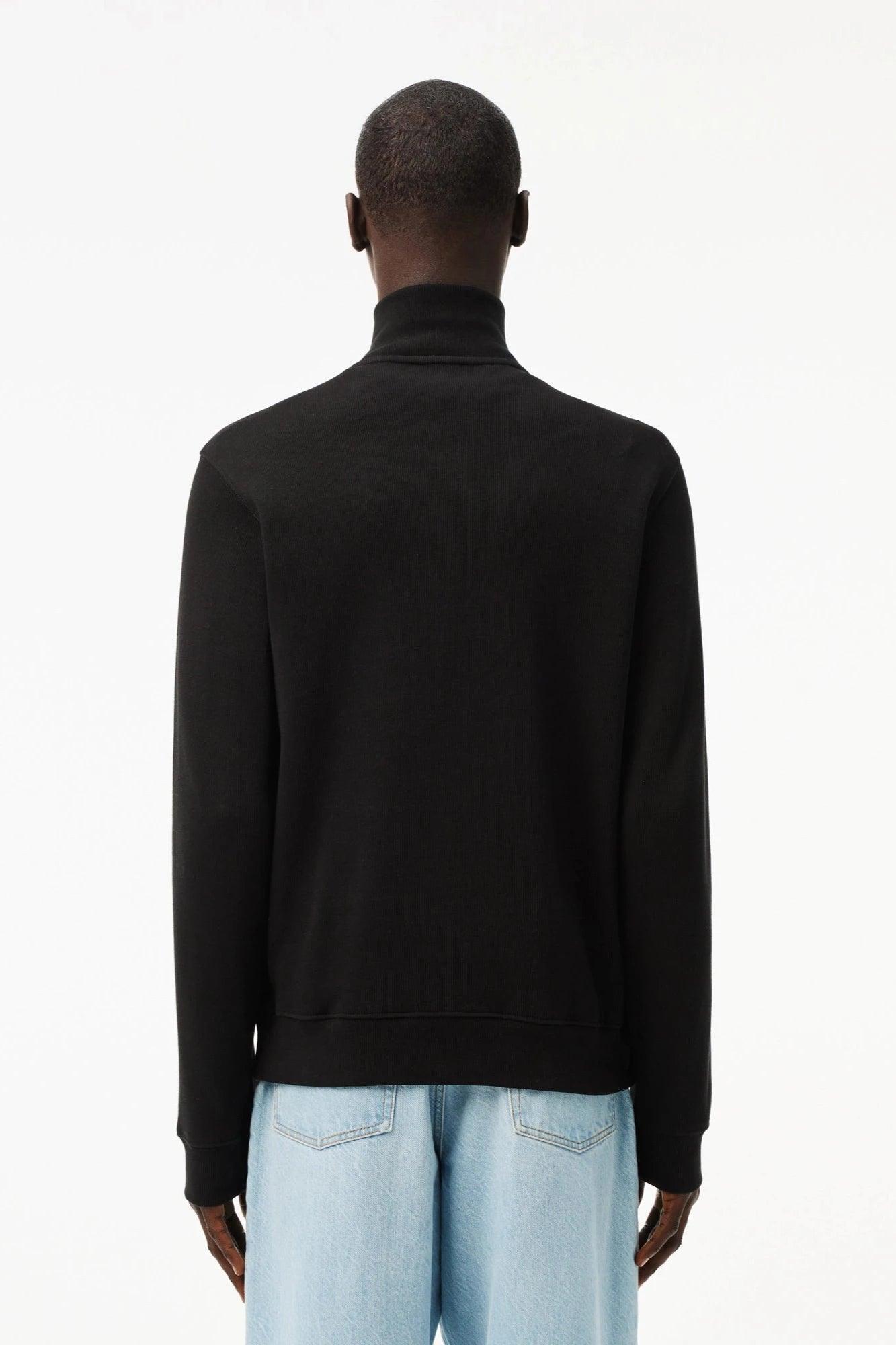 Lacoste Sudadera De Cuello Alto Para Hombre Negro 3/6