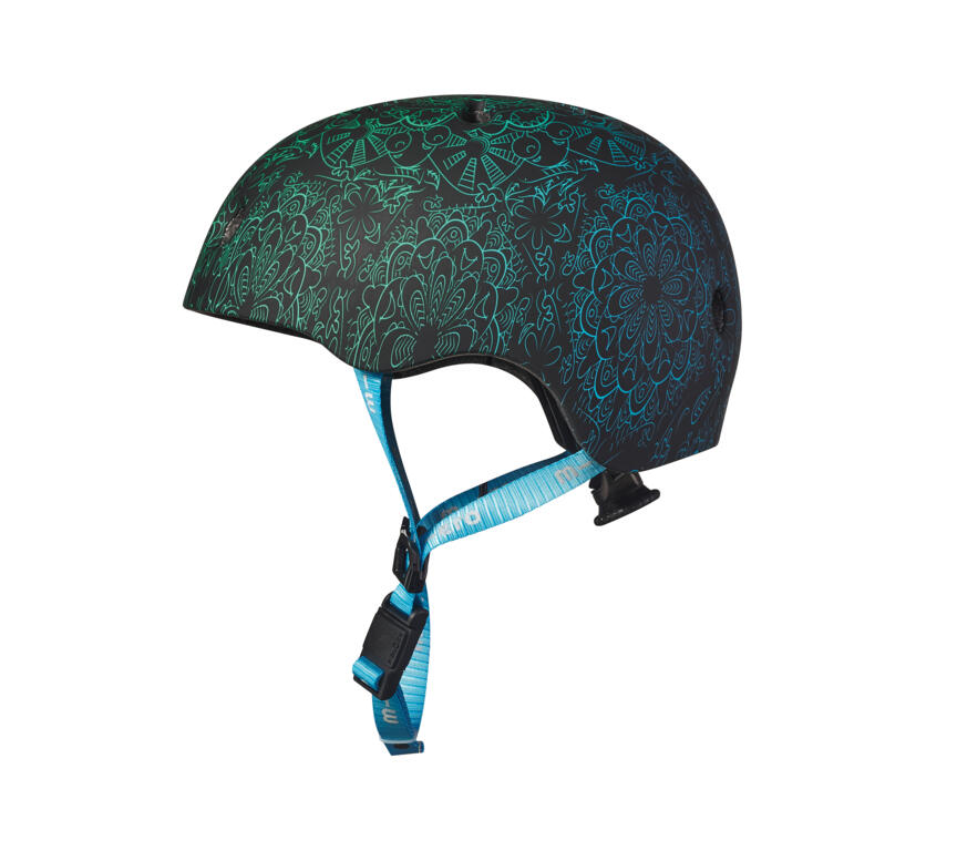 Capacete infantil patinete Micro Mandala Verde/Azul M 3/3