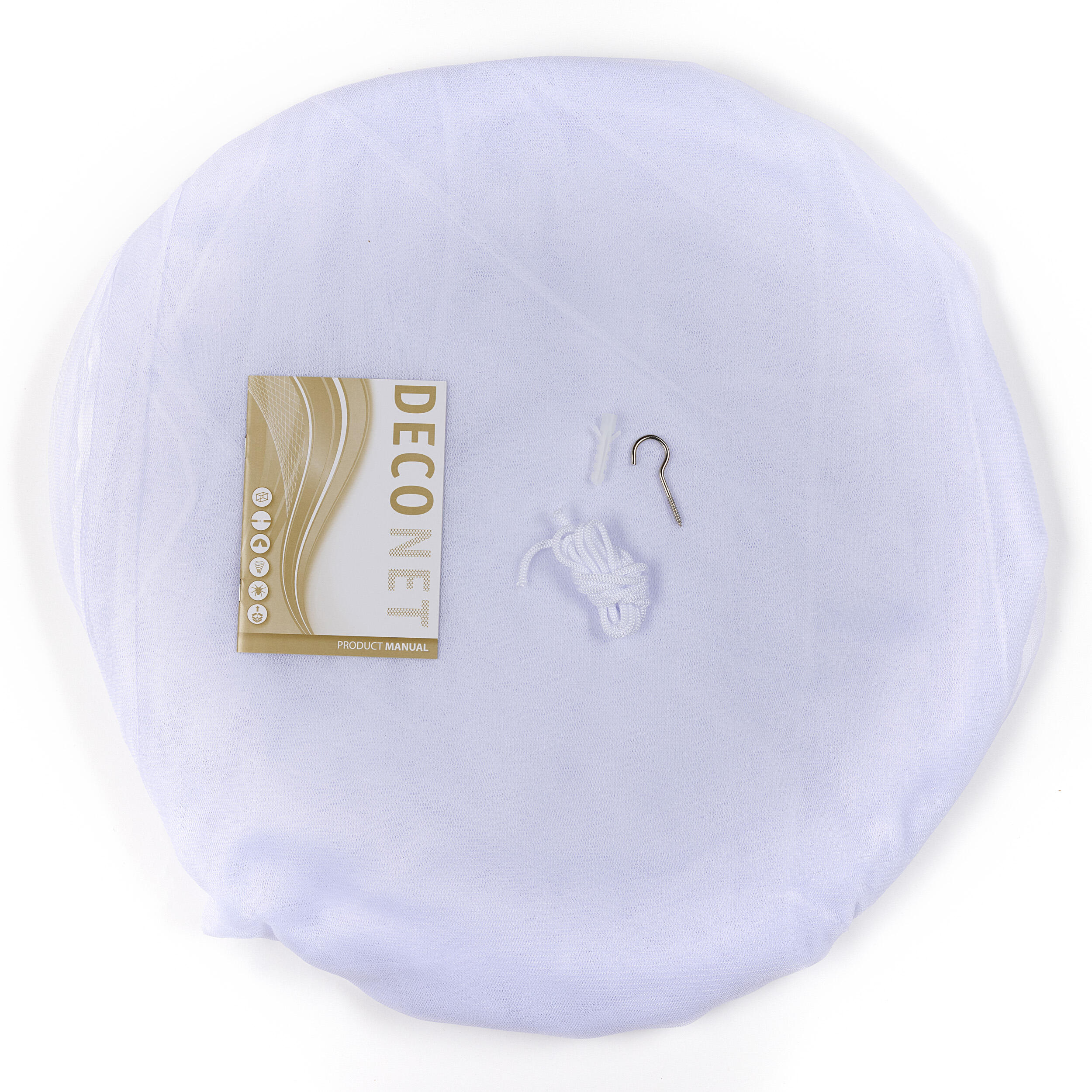 Zanzariera Deconet Bangla MaxXXL Anello 150 cm x 14m BIANCO 2 pers 3/7