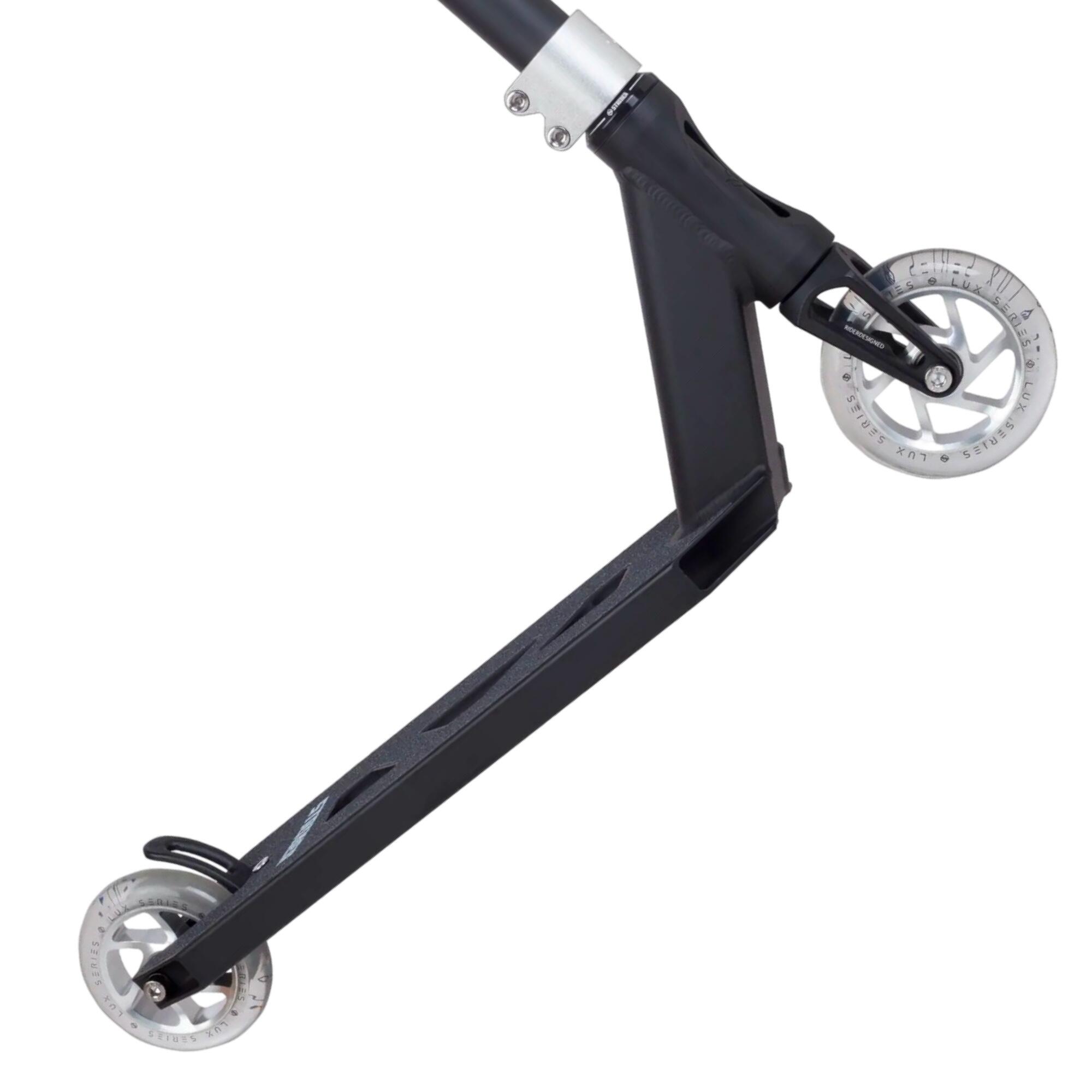 Striker Lux Youth Stunt-Scooter H=75,5cm 2,95kg schwarz/ silber/ clear PU 5/7