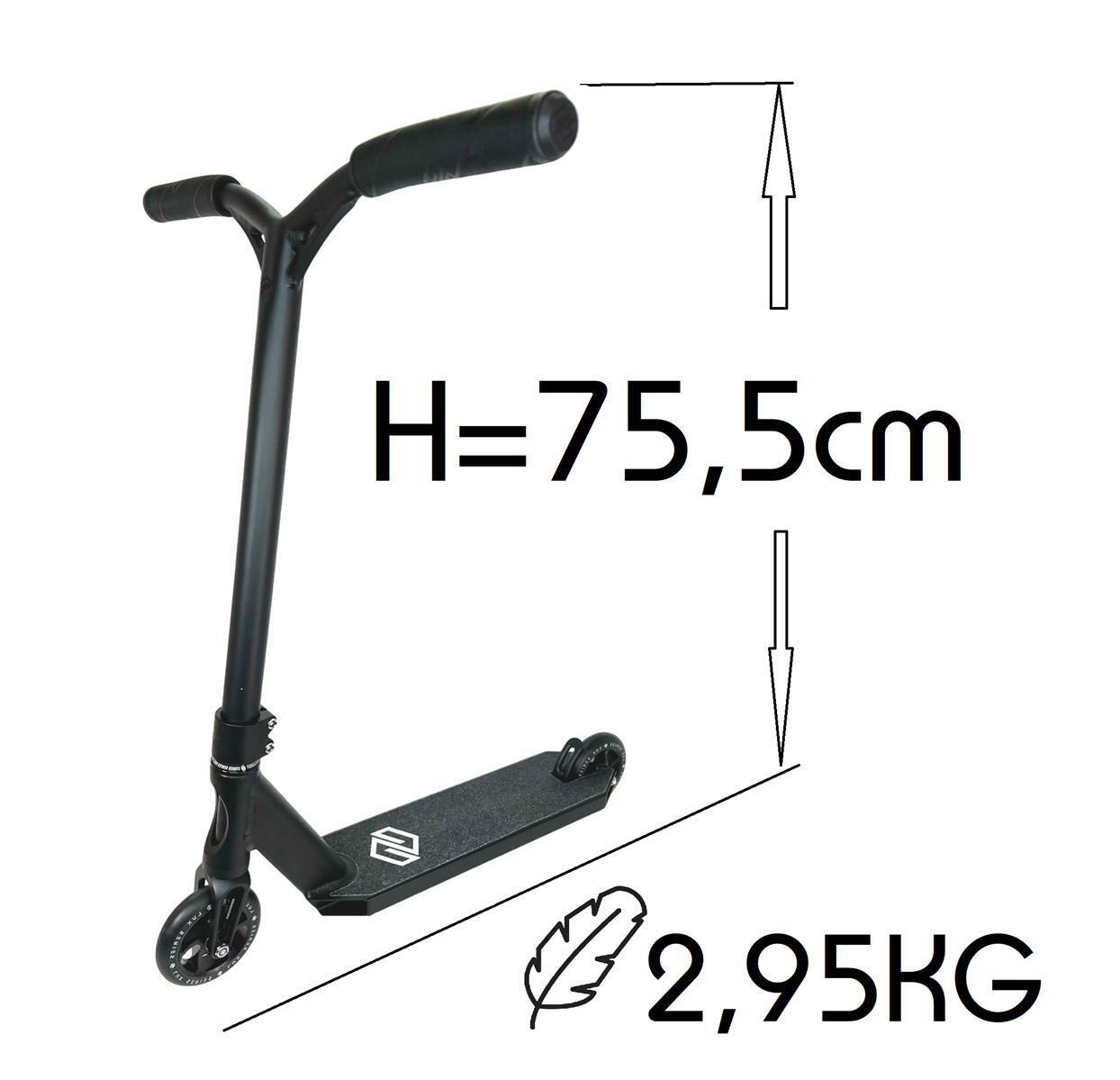 Striker Lux Youth Stunt-Scooter H=75,5cm 2,95kg schwarz 5/7