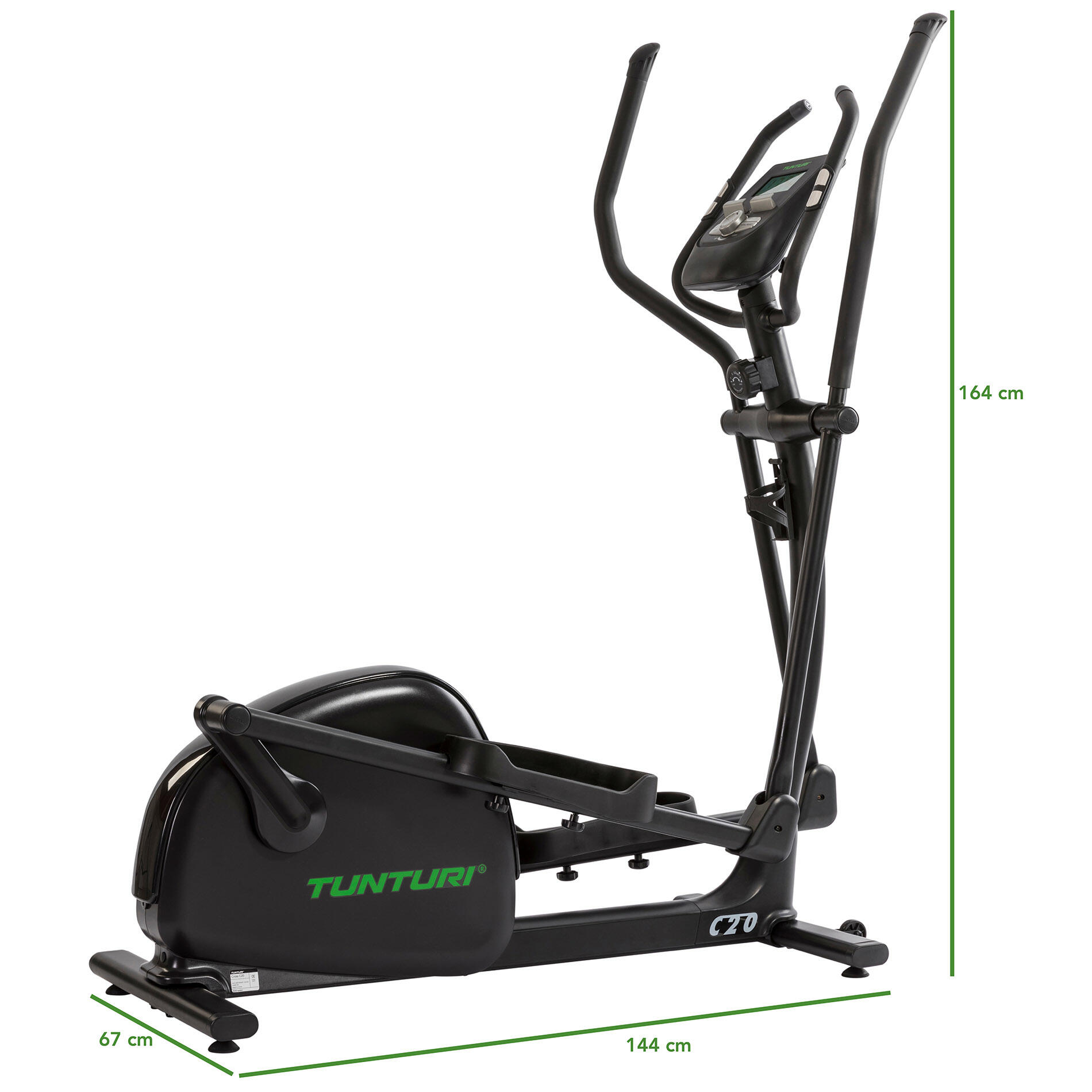 Trenażer eliptyczny crosstrainer magnetyczny TUNTURI Signature C20-R 3/7