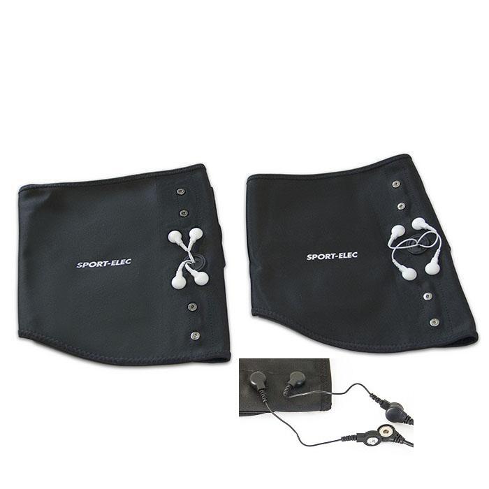 8 Connectiques pour vêtements d’electrostimulation musculaire conections boutons 3/7