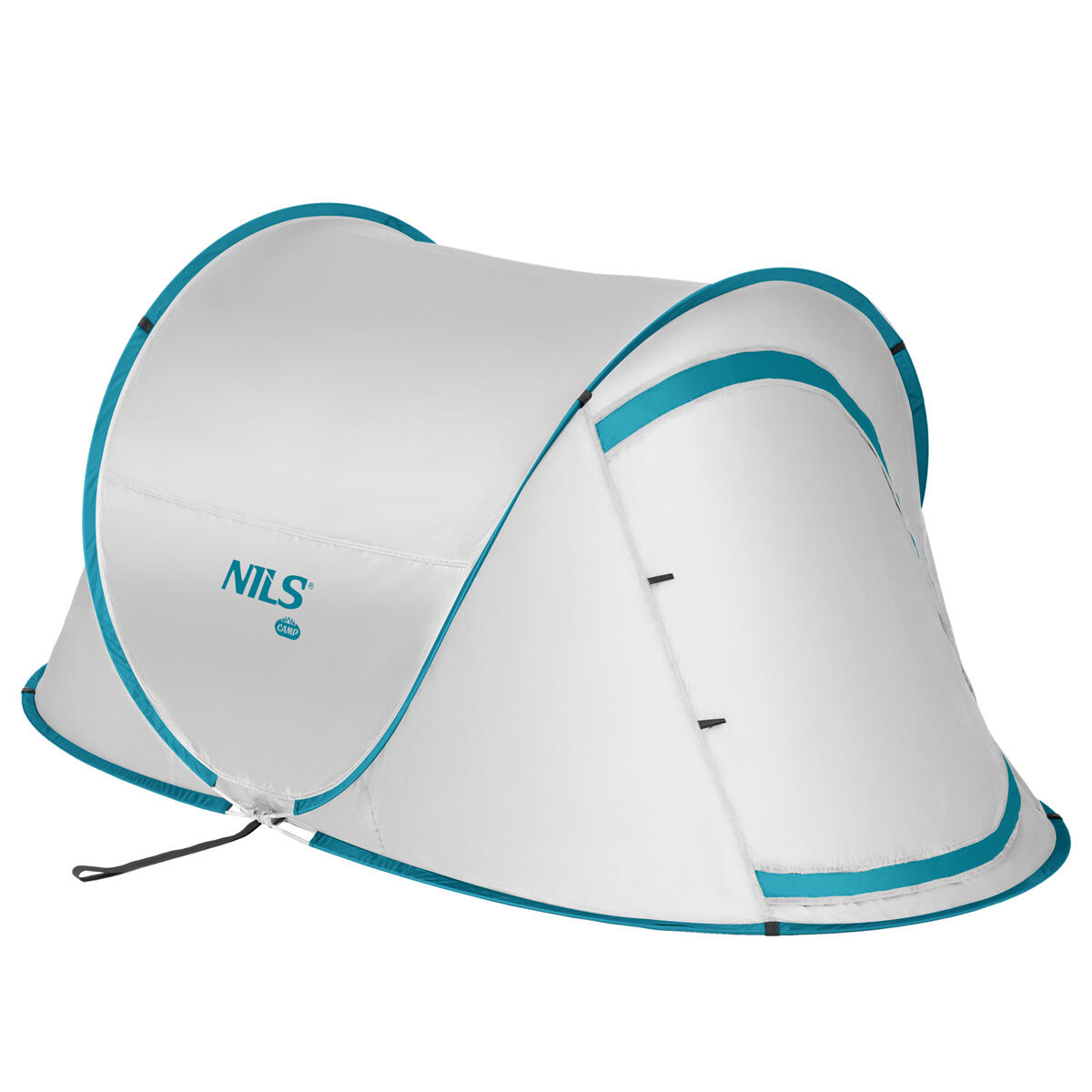 Nils Camp - Tente De Camping Pliable Nils Camp Nc3743 - Tente - Bleu|gris - 2 Places - Decathlon