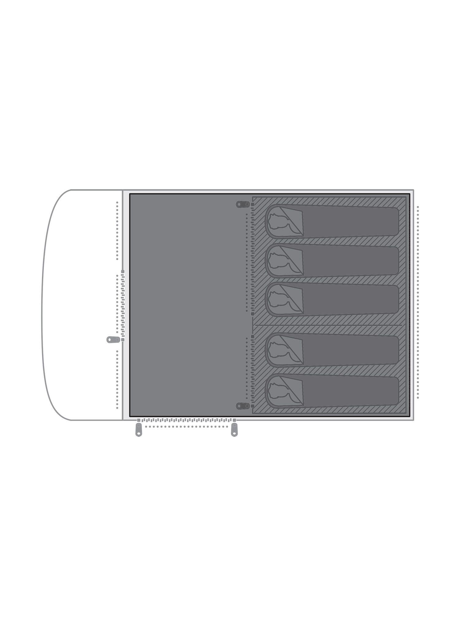 Tapete protector Easy Camp Palmdale 500 2/3
