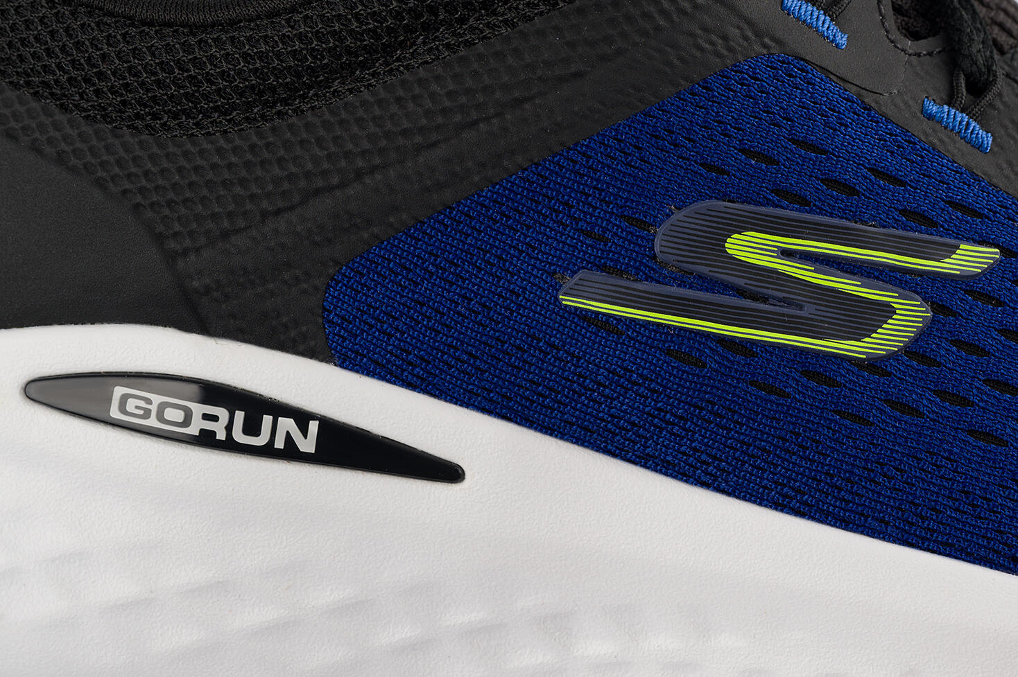 Męskie buty sportowe na trening lekkie niebieskie SKECHERS GO RUN LITE 6/7