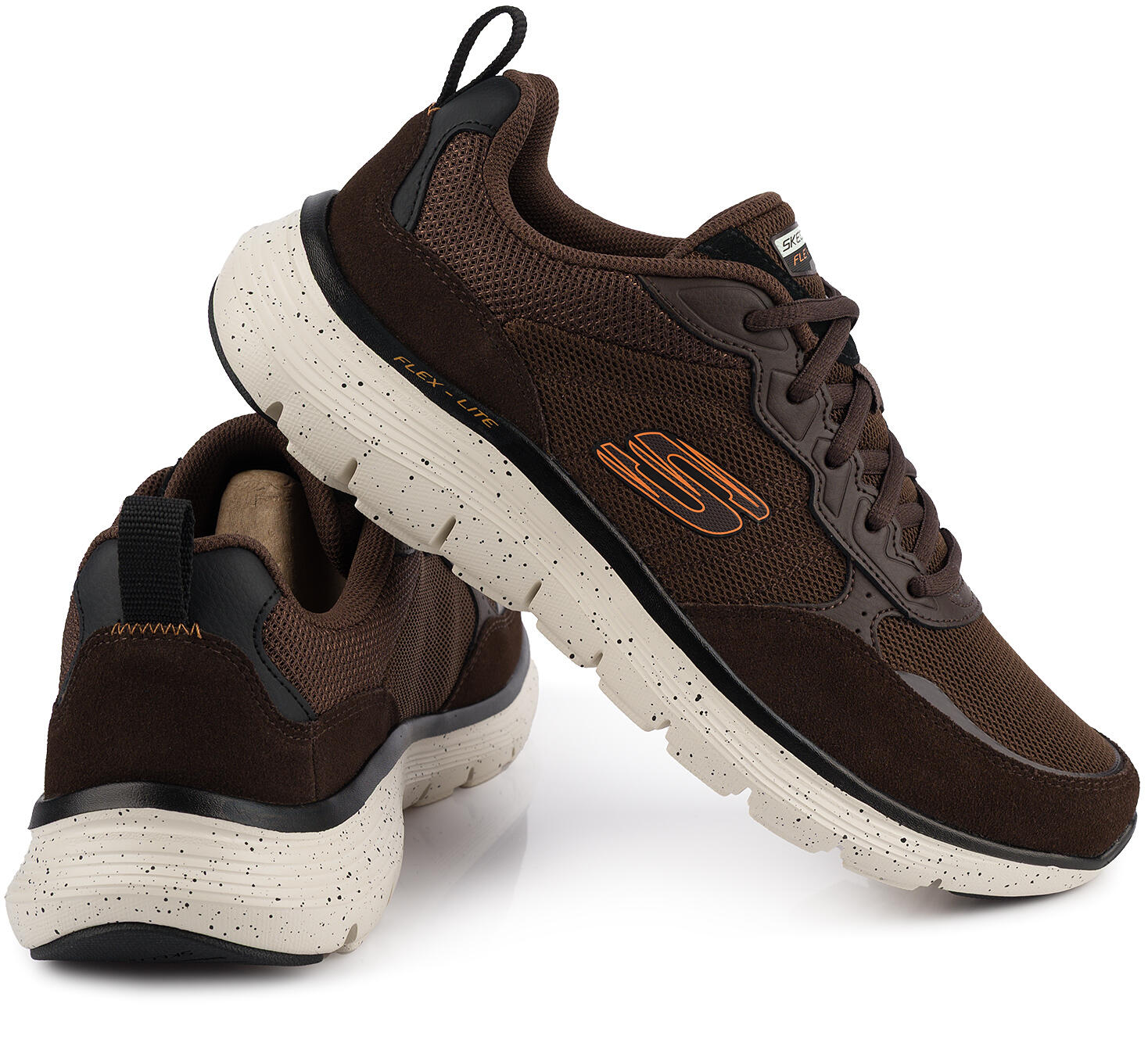 Męskie buty sportowe sneakersy brązowe Flex-Lite SKECHERS FLEX ADVANTAGE 5.0 4/7