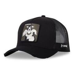 Casquette homme trucker effet bamboo Looney Tunes Sylvester