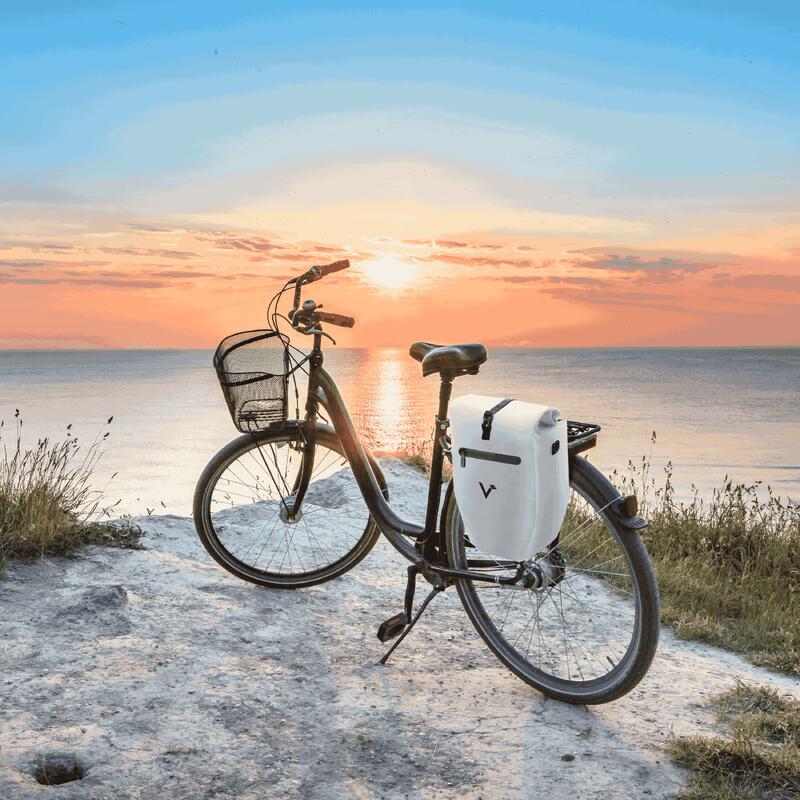 Sacoche velo Sacoche de porte-bagages velo etanche à vélo 28L bikepacking
