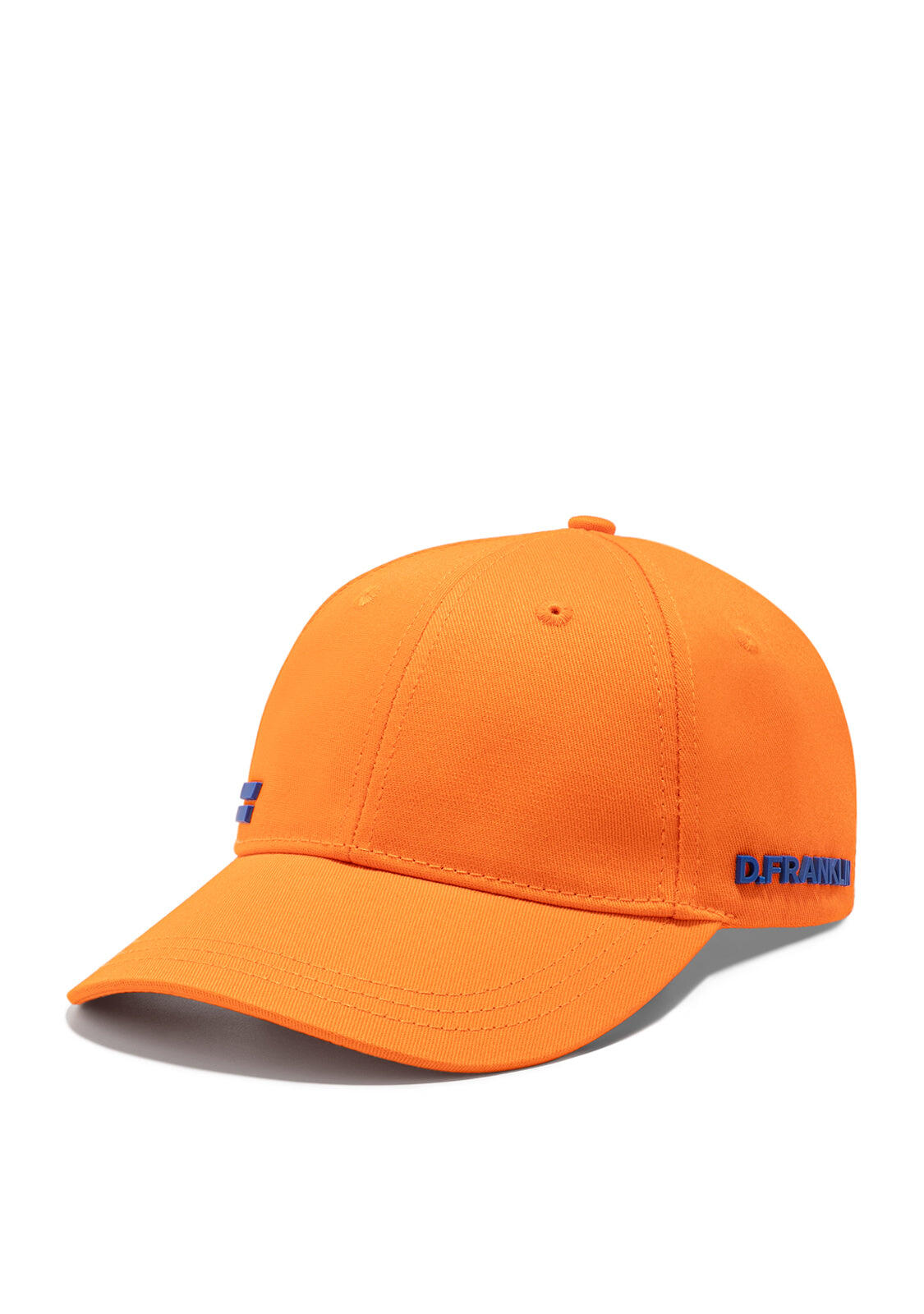 Gorra Unisex Basic Flag Cap Naranja / Azul D.Franklin 2/5