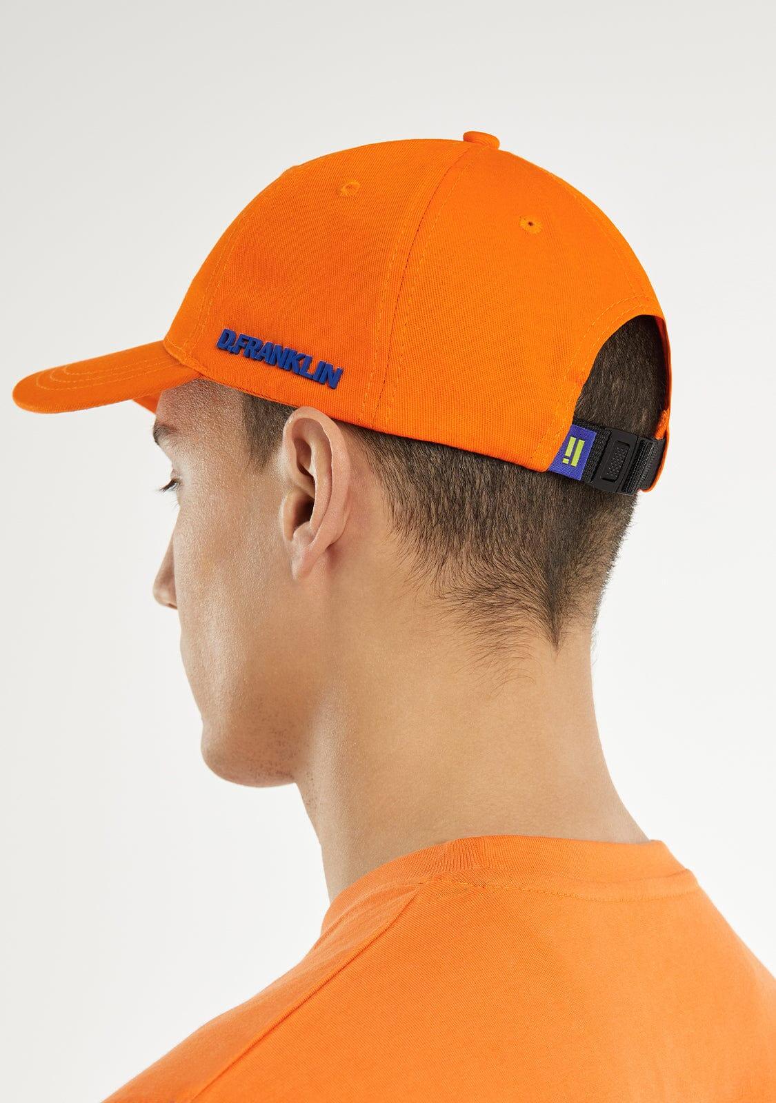 Gorra Unisex Basic Flag Cap Naranja / Azul D.Franklin 5/5