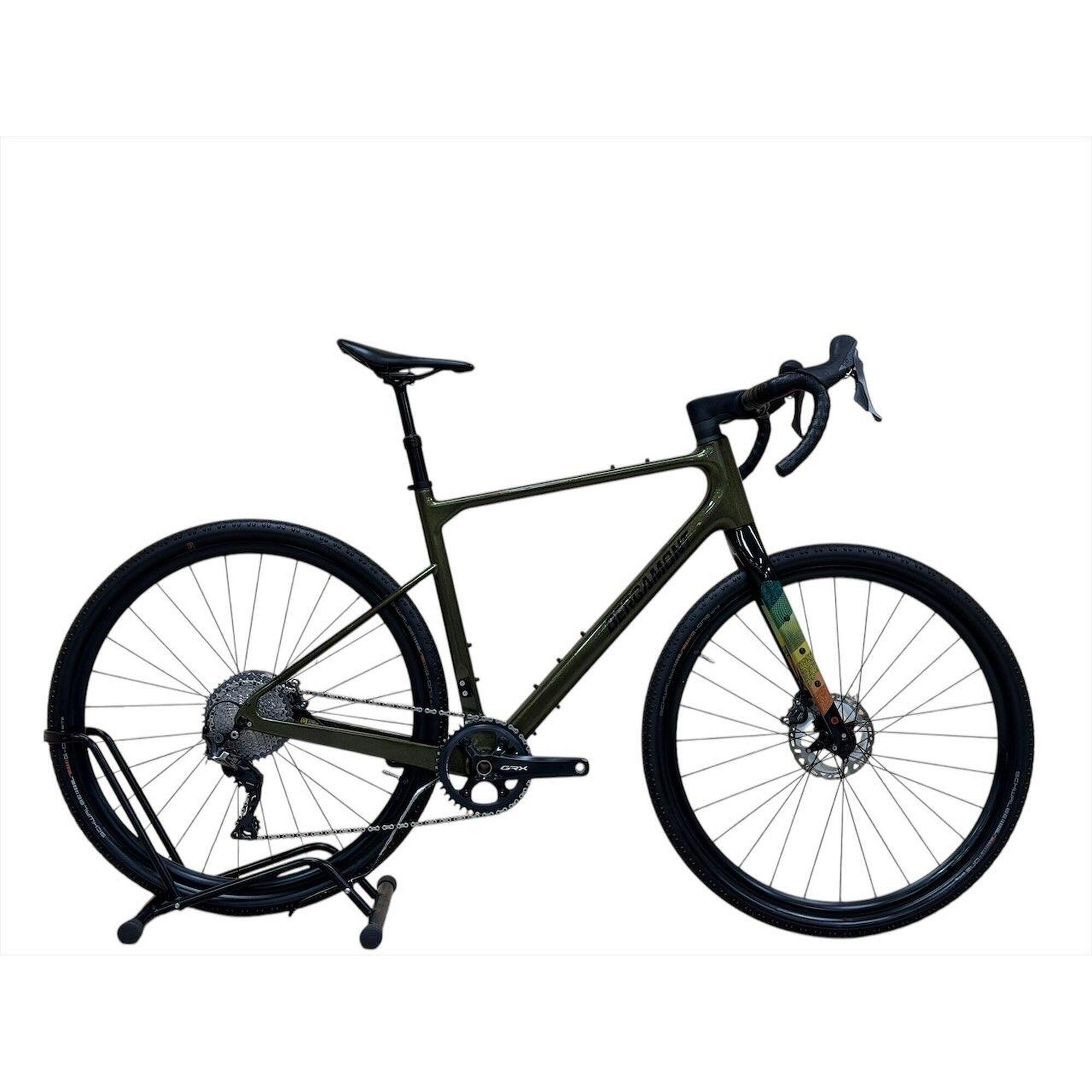 Bergamont - Reconditionné- Vélo De Gravel Bergamont Grandurance Elite Carbon Grx -comme Neuf - Vélo Gravel - Vert - 54 Cm - Decathlon